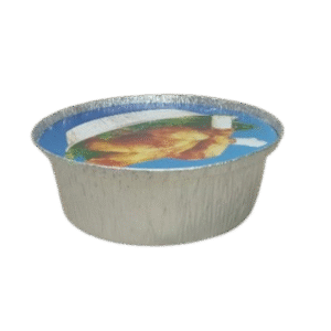 Envase circular de aluminio 1.4L